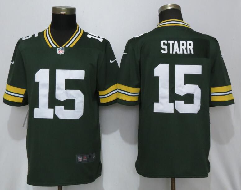 Men Green Bay Packers #15 Starr Green Nike Vapor Untouchable Limited Playe NFL Jerseys->green bay packers->NFL Jersey